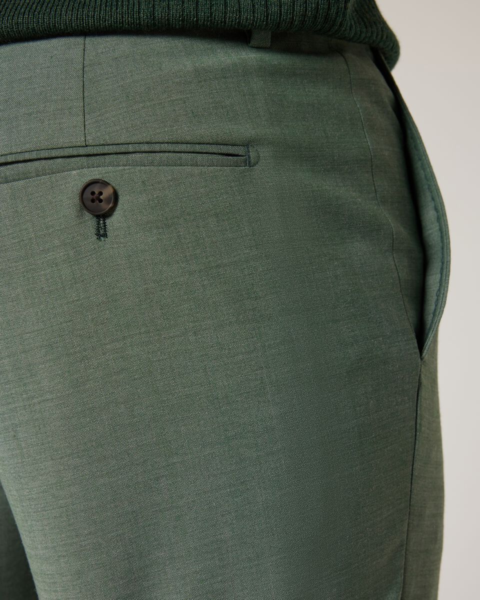 Slim Stretch Wool Blend Tailored Pant